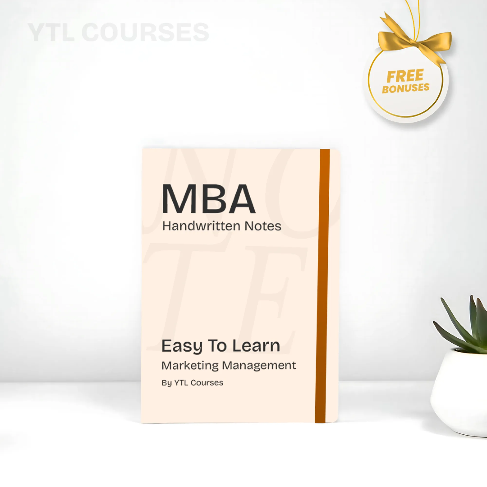 Marketing Management Handwritten Notes For University or College Exams, Best Friend For MBA Students 